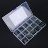 150pcs 100V 15 Value 0.33nF 470nF Polyester Film Capacitors Assortment Kit Box