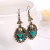 Boucles d'oreilles pour femmes Halloween Vent Sombre Fantôme Démon Squelette Rétro Fantôme Européennes et Américaines