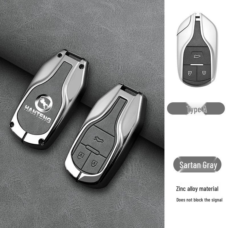 Hanteng X7S/X5 Car Key Case 2018: High-End Metal Key Cover & Remote Control Shell with Buckle