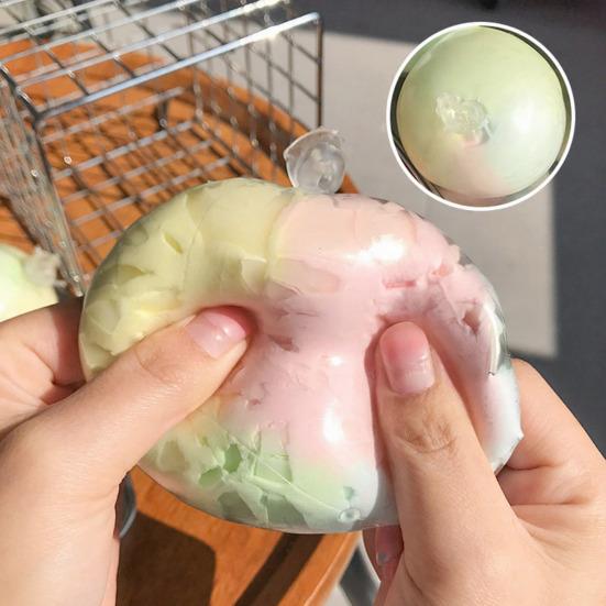 1/2/3Pcs Crisp Squeeze Ball Toy Handmade Stress Relief Shapeable Ball Sensory Fidget Toy Portable Moldable Decompression Ball Party Favors