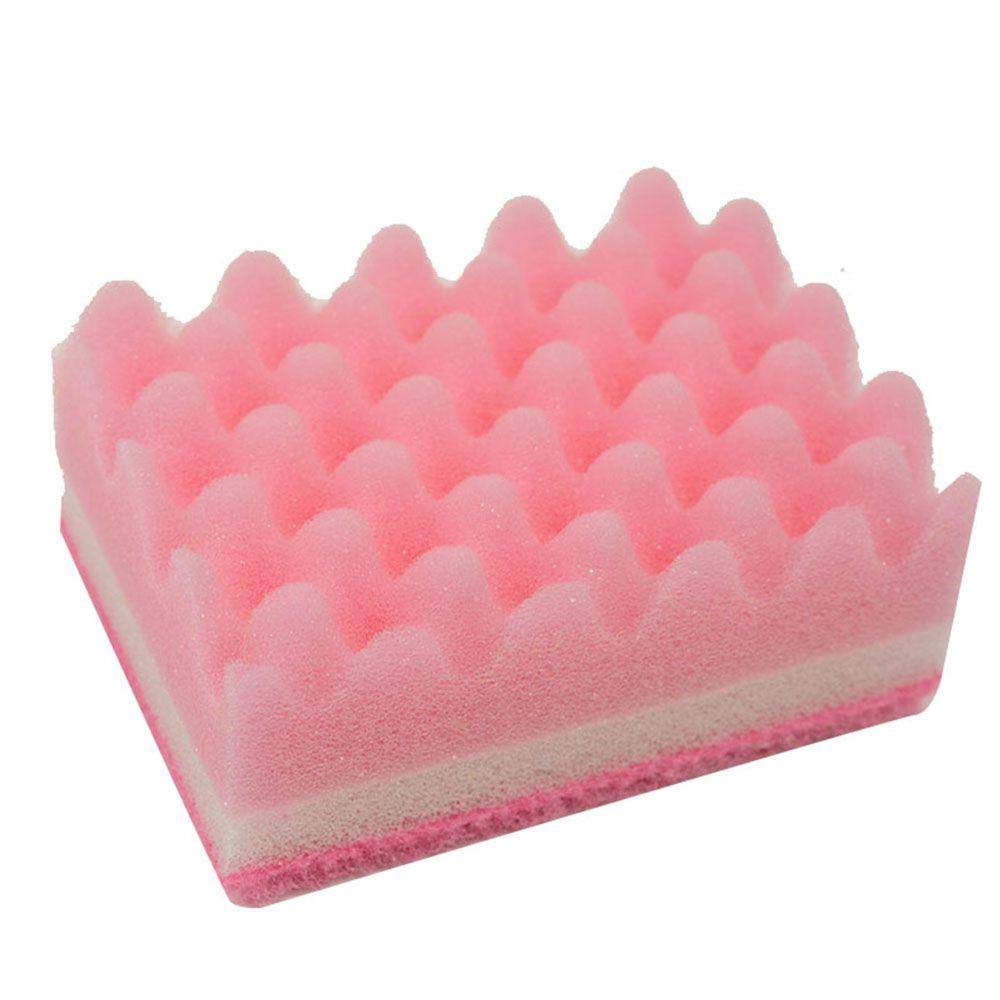 Color Random Lovely 5 Piece/Pack Home Essential Kitchen Cleaning Tool Wave Sponge Washing Sponge