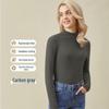 Women's Thermal Fleece Half Turtleneck Shirt - Autumn/Winter Inner Wear