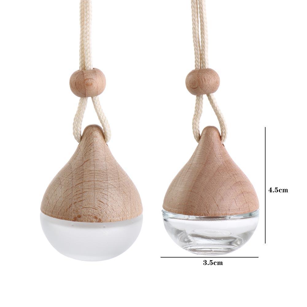 Car Perfume Pendant Auto Air Fresher Rearview Mirror Ornament Aromatherapy Refillable Diffuser
