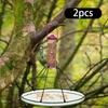 Bird Seed Catcher Tray Outdoor Garden Accessories Easy Installation Diameter 15.94inch Adjustable Sturdy Birds Feeding Platform