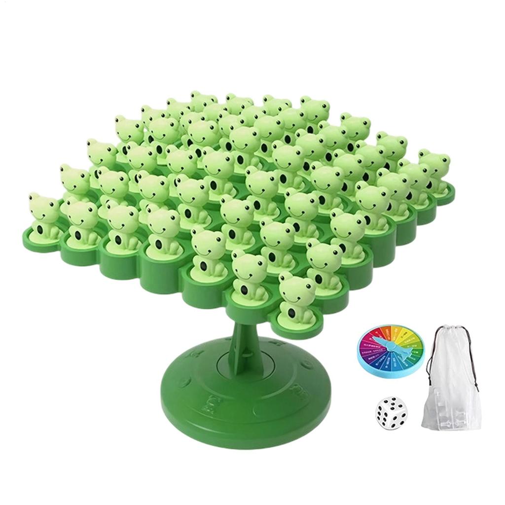 Funny Frog Balancing Game Educational Toys Animal Family Learning Board Games for Kids Girls Boys Adults Classroom Travel Home