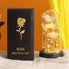Luminous LED Rose Glass Dome Ornament with Three Flowers - Valentine's Day Bestseller Gift