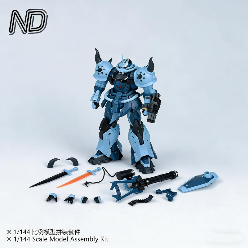 RG 1/144 MS-07B-3 Gouf B3 Hoo King Assembly Model Kit 08th MS Team Mecha Action Figure With Water Decal Anime Toy Ornament Gift