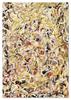 Abstract Pollock Canvas Painting