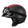 Summer Ventilated Half Helmet With Visor Electric Scooter Riding Safety Gear Adult Unisex Cycling Protective Headwear