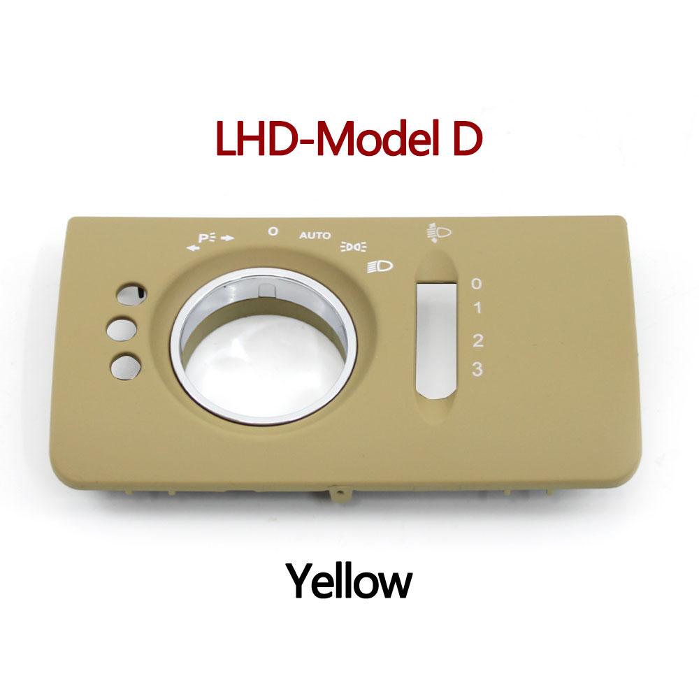 Car Interior Accessories Head Lamp Headlight Switch Button Cover Trim For Mercedes Benz W164 ML GL 300 350 450 500 2005-2011