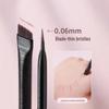 Ultra-Fine Flat Head Angled Eyeliner & Eyebrow Brush - Portable Makeup Tool with Single Free Shipping