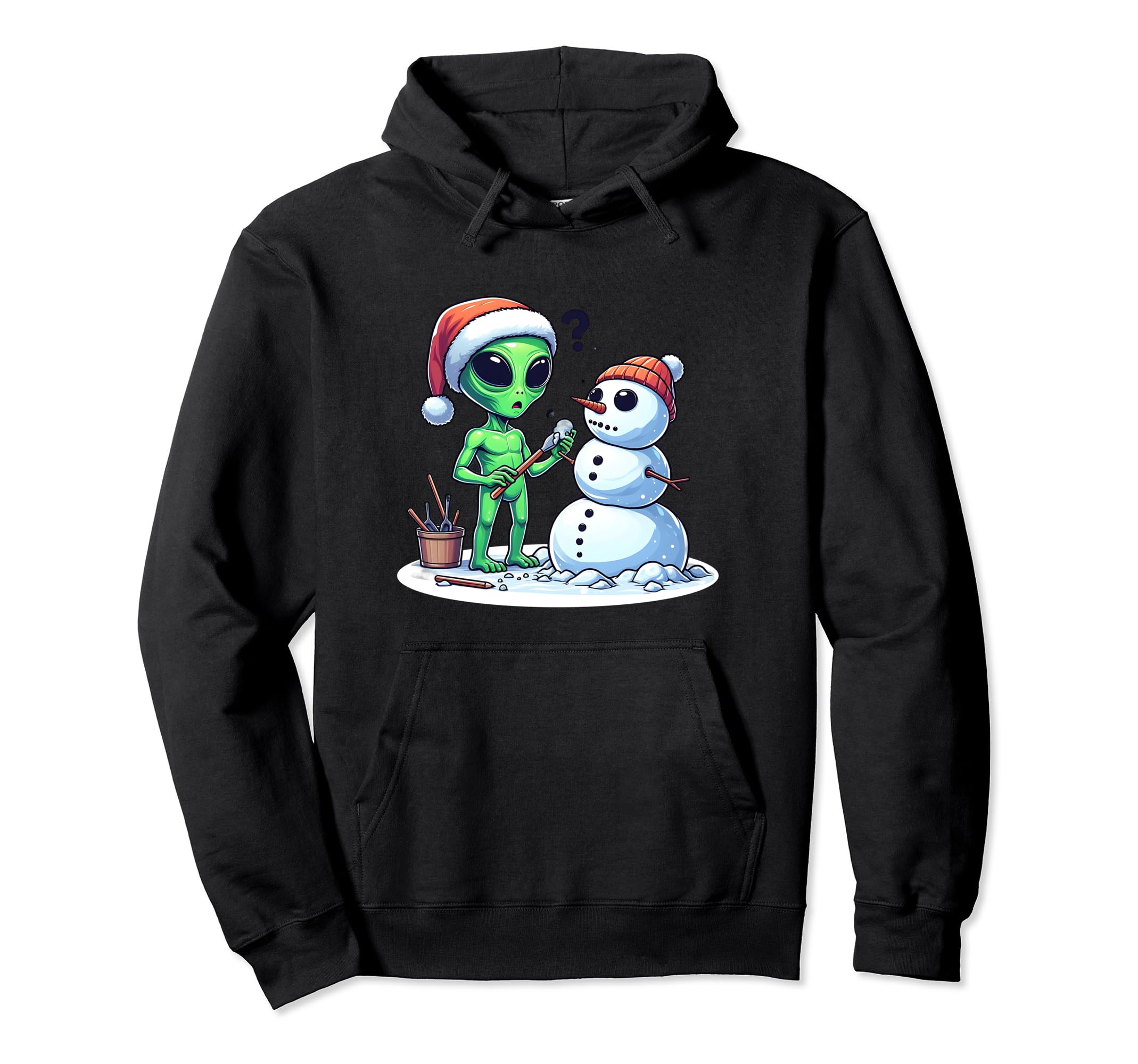 

Инопланетное здание Шапка Санты Снеговик Худи