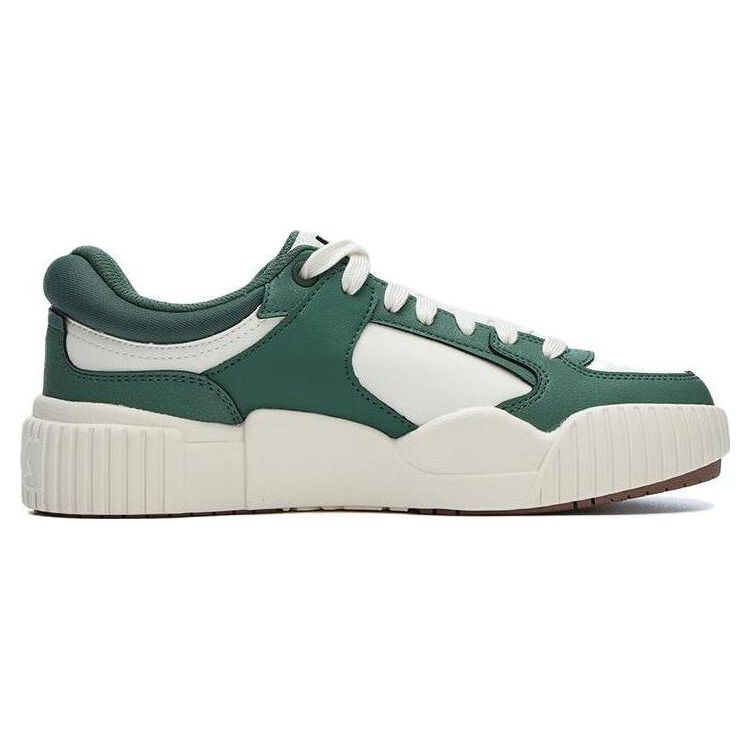 FILA Blocks Synthetic Leather Low-Top Sneakers Women sneakers Green White F12W312209FMG