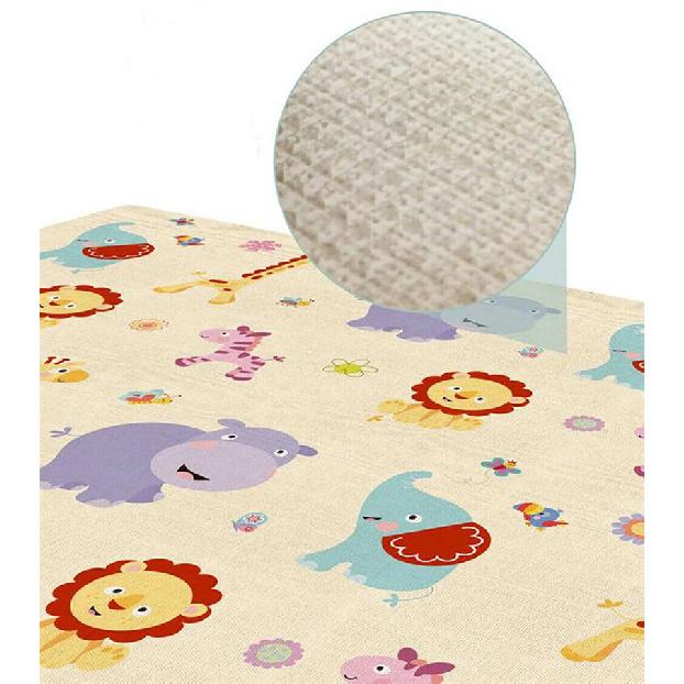 Waterproof Baby Play Mat Crawling Mat Double Surface Carpet Animal Cartoon Mat for Children Game Pad