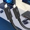 Thunderbolt 5 Coaxial Cable: 80Gbps & 240W, USB4/Thunderbolt 4/Type-C Fast Charging Compatibility