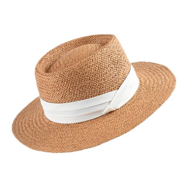 Femmes Mode Tissé Seagrass Boater Sun 