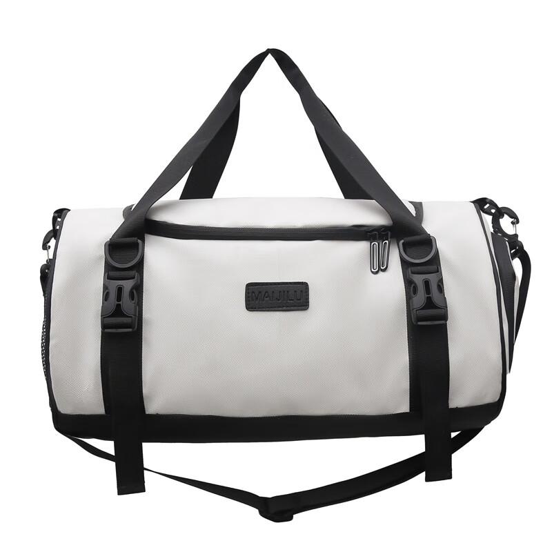 KANDEXS Unisex Sports Duffel Bag with Yoga Mat Strap & Shoe Compartment Large