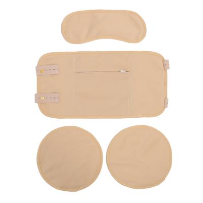 4pcs Castor Oil Packs Set Adjust Straps Prevent Leakage Washable Reusable Castor Oil Wrap