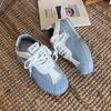 Fashion Women's White Sneakers Spring Autumn Fashion Cross Tied Outdoor Non Slip Flats Comfortable Height Increase Vintage Casual Shoes