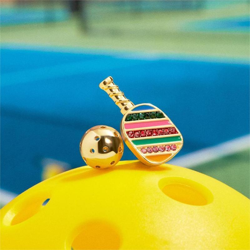 Creative Sports Series Design Stud Earrings For Women Small Cute AsymetricTennis Racket Basketball Golf Earring Fashion Jewelry