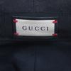 Excellent GUCCI Hat Black Polyester Mens M 576587 Used