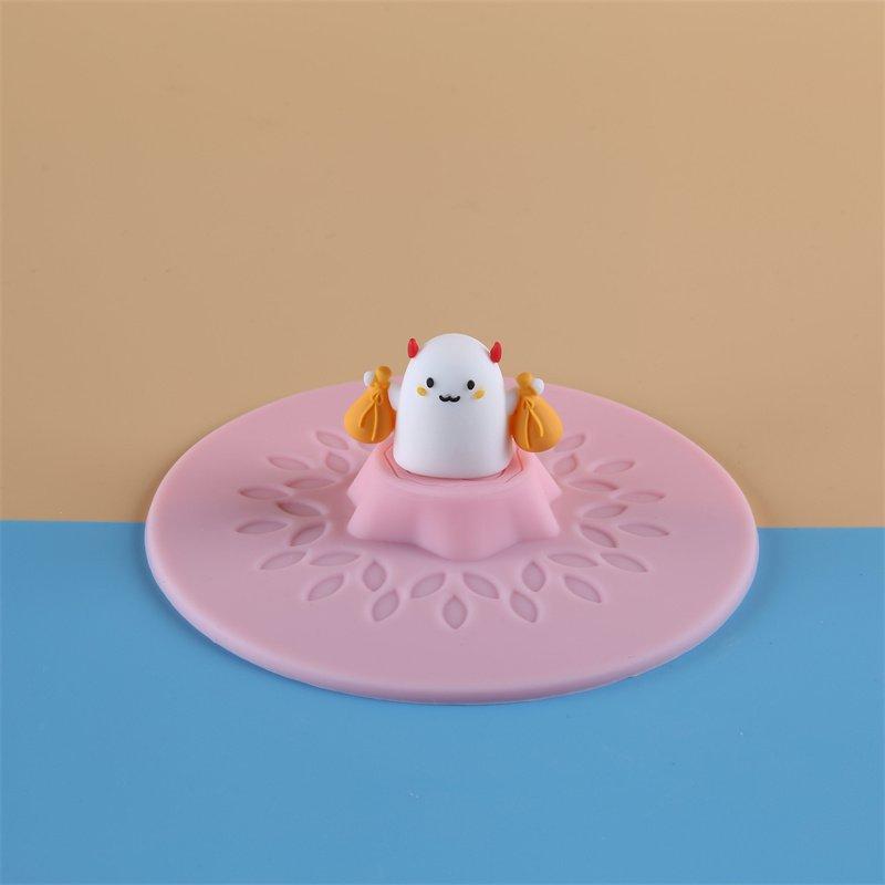 Silicone Cup Lid - Food-grade Tree Stump, Transparent Large Diamond, Multiple Styles, Cute Cartoon Design