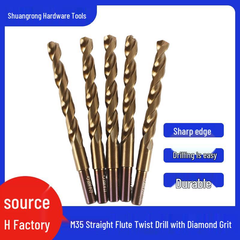 M35 Stainless Steel Twist Drill Bit for Metal, Iron, Aluminum Alloy 