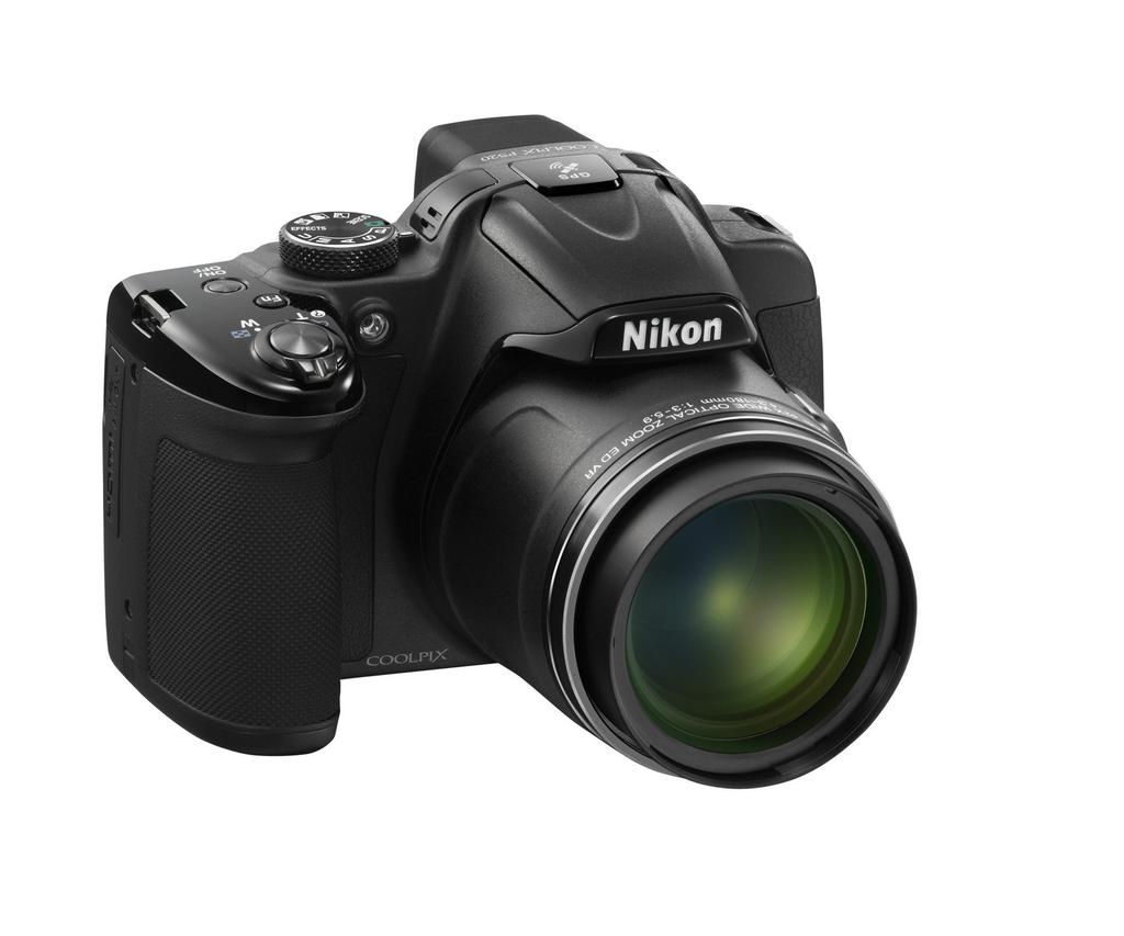 Nikon Digital Camera COOLPIX P520 42x Optical Zoom LCD Screen Black P520BK Vari-Angle