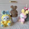 KT Sanrio Series Rabbit Plush Keychain Pendant Toy