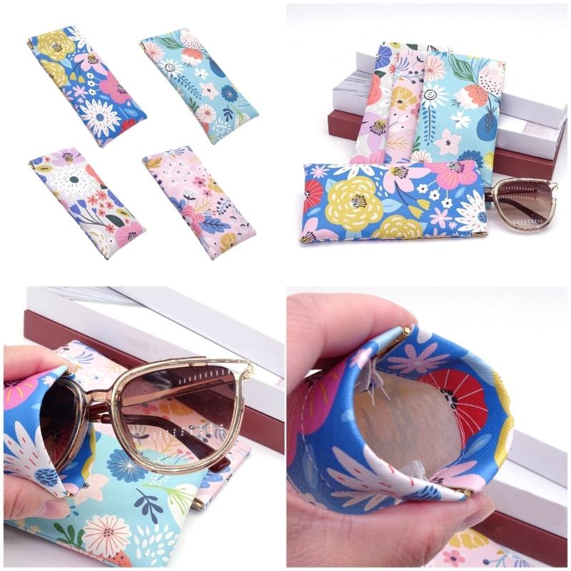 Automatic Closing PU Eyeglasses Case With Fashion Pattern For Secure Glasses Storage And Travel Convenience