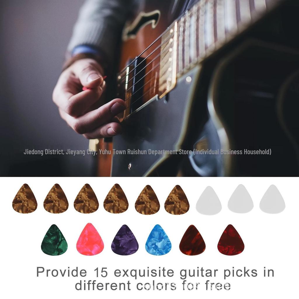 Guitar Accessory Kit: Strings, Finger Picks, Picks, String Winder, Bridge Pins, Nut Hanger