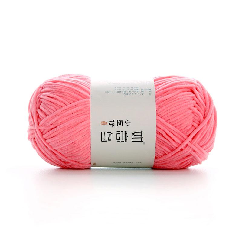50g/Roll 2mm Thin Chenille Yarn Hand-Woven DIY Doll Craft Scarf Woven Soft Warm Yarn Blanket Crochet Knitting Thread 145 Meters