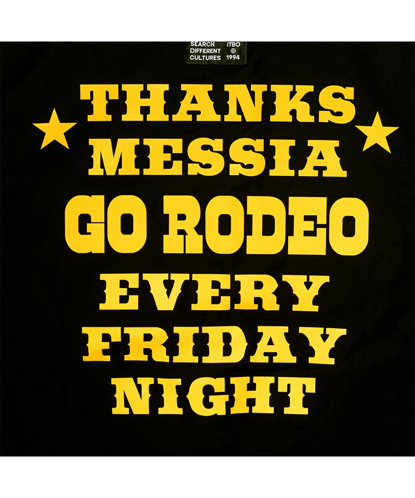Thanks Messia Go Rodeo Coach Jacket-Black