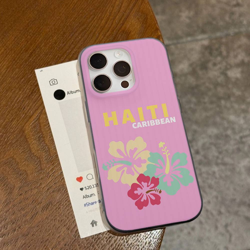 

Bali Ibiza Capri Bondi Palm Soft Corrugated Transparent Phone Case For IPhone 17 15 16 11 12 13 14 Pro Max Plus Pro iPhone 12