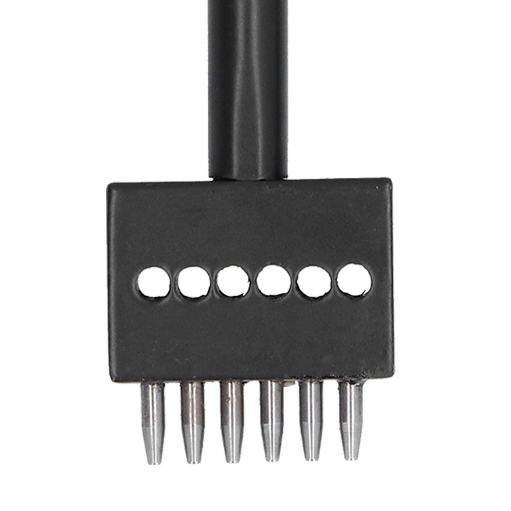 3Pcs Leather Perforated Tool Black Tooth Quick Easy Leather Craft Tool Kits