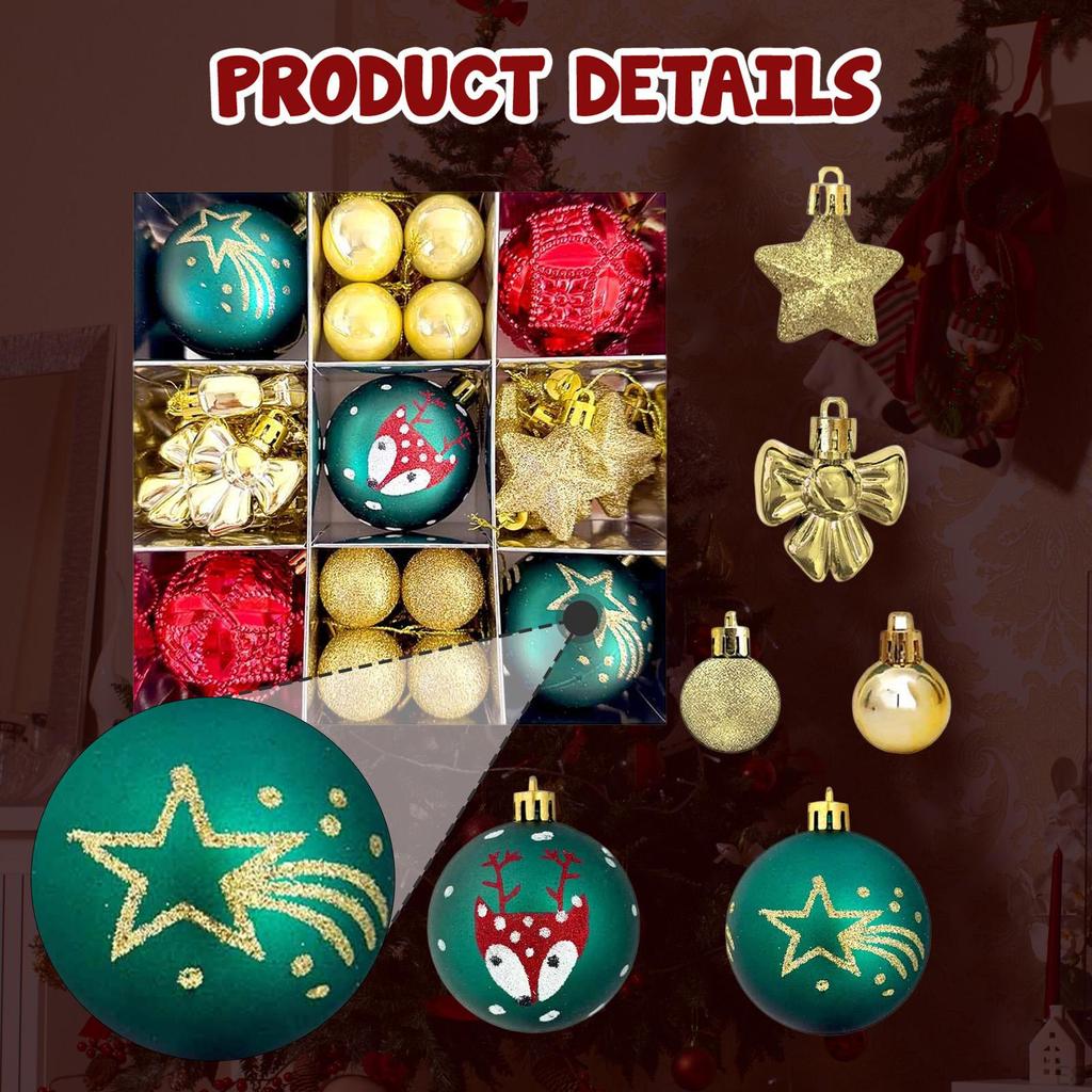 35 Christmas Baubles for Hanging, Tree Decorations, Home Decor, Anniversary, Wedding