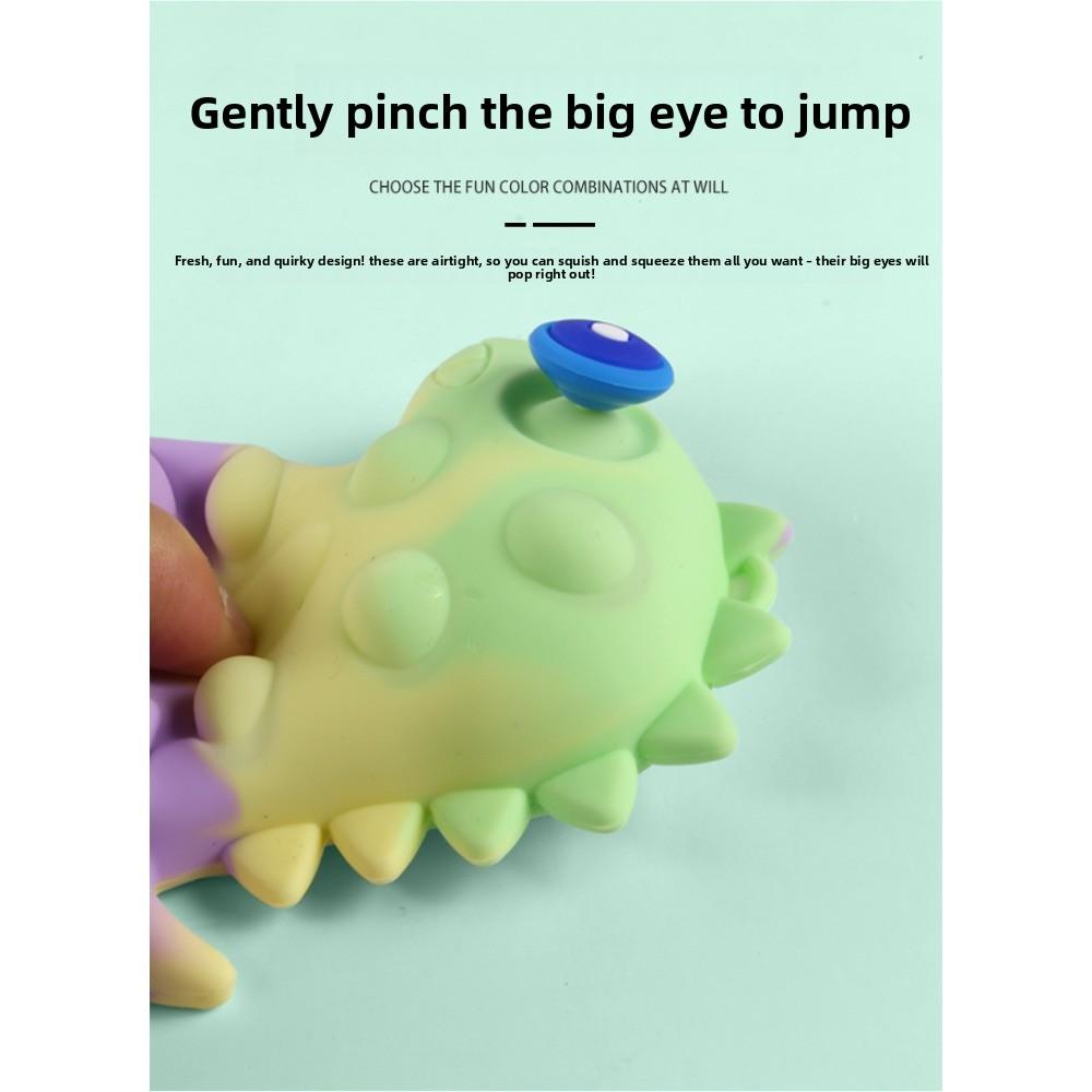 New Silicone Rat Control Pioneer Decompression Ball Cartoon Toy Silicone Dinosaur Pinch Music Vent Ball Pinch Music