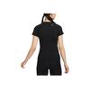 Nike Dri-Fit Γρήγορου Στεγνώματος Μονόχρωμο Λογότυπο Διχτυωτό Εξαεριζόμενο Μπλουζάκι Προπόνησης Γυναικεία Μπλούζες Μαύρο Λευκό FV7843010