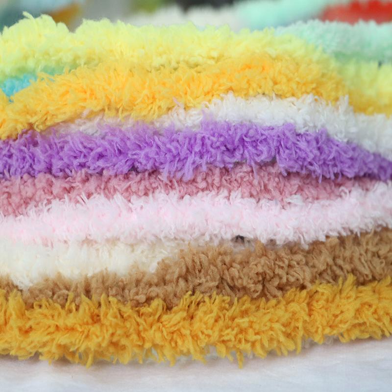 1M Plush Iron Wire Thread Twist Sticks Ribbon Bar Strip Stick String Multicolor 12mm
