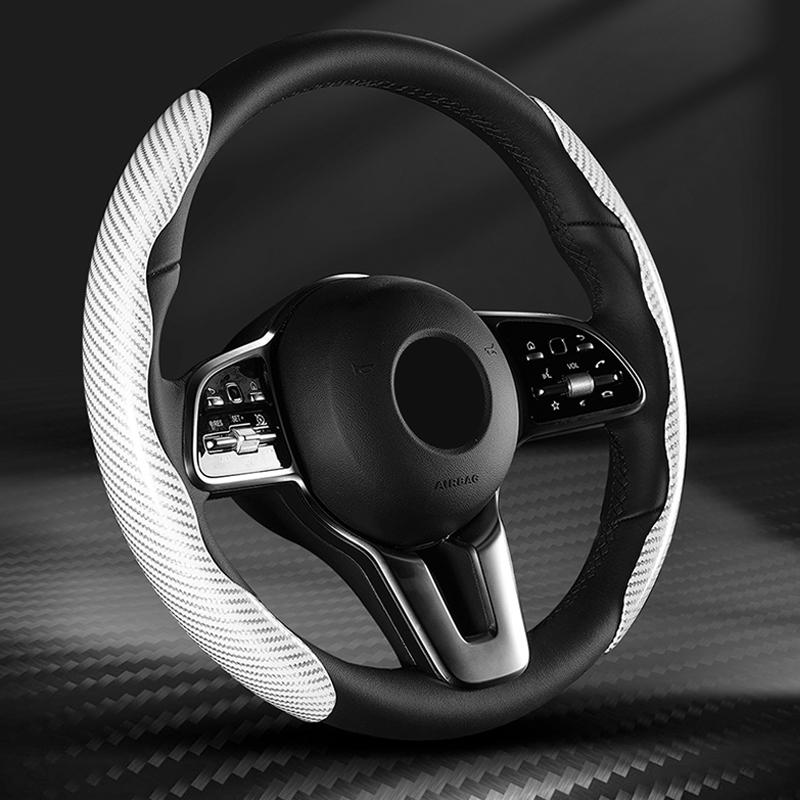 2pcs Car Anti-slip Steering Wheel Cover For BMW M Power E46 E39 E60 E90 E91 E36 E87 F10 F20 F30 X1 X2 X3 X4 X5 X7 M2 M3 M4 M5
