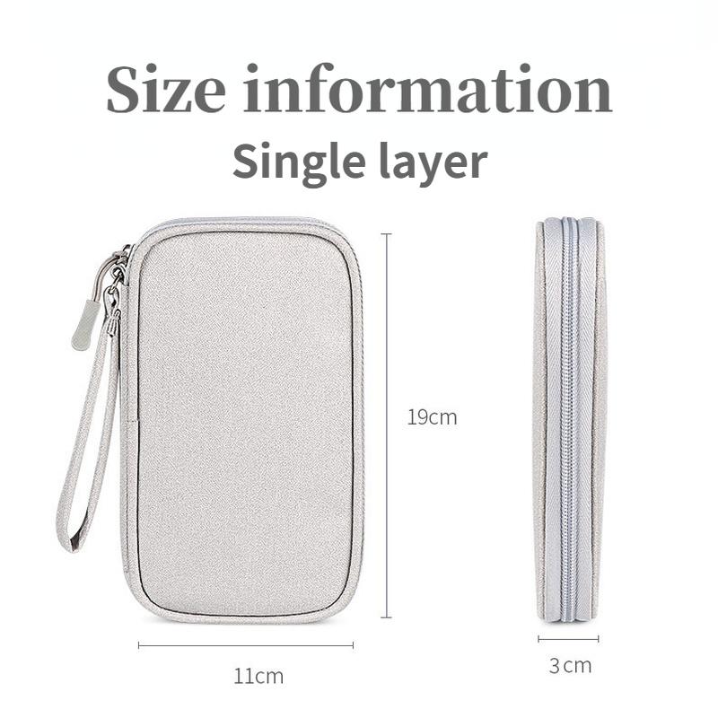 Portable Bag Organizer Wires Charger Digital Usb Gadget Power Bank Bag Gadgets Cables Wires Organizer Travel Accessories
