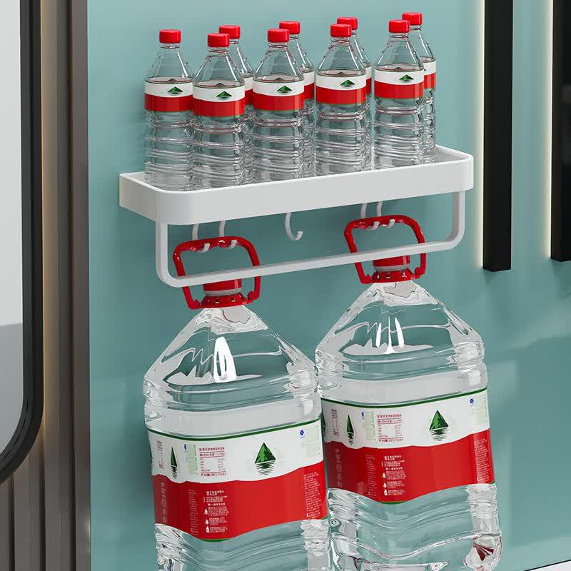 Huijia Wall-Mounted Bathroom Storage Shelf with Drain Tray