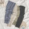 Women's High-Waist Wide-Leg Ice Silk Pants, Summer Style, Loose Fit and Casual Draped Knit Design