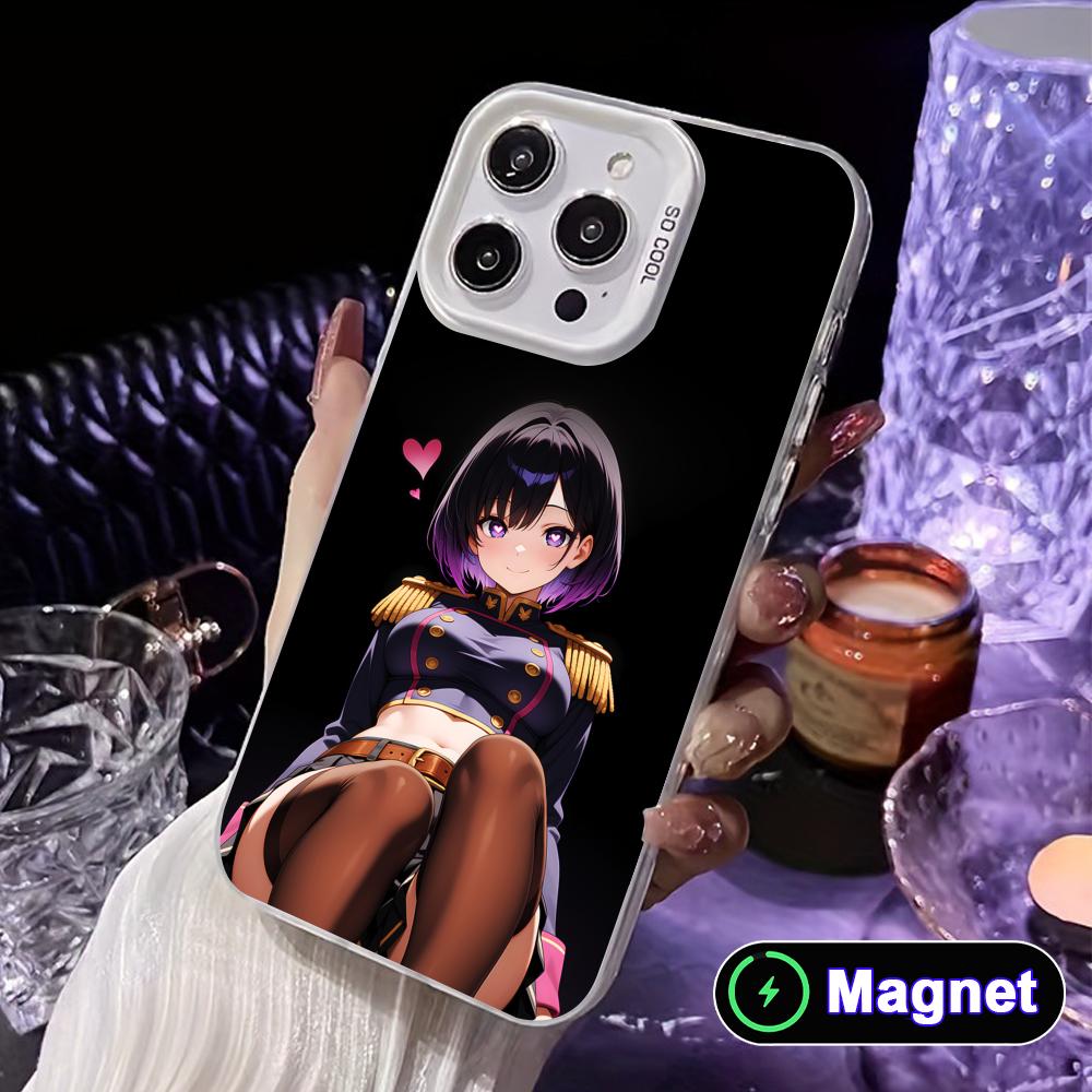 Mato seihei Yakumo Ezo White Translucent MagSafe Mobile Phone Case for iPhone 17 16 15 14 13 12 11 X XR XS Air Pro Max Plus