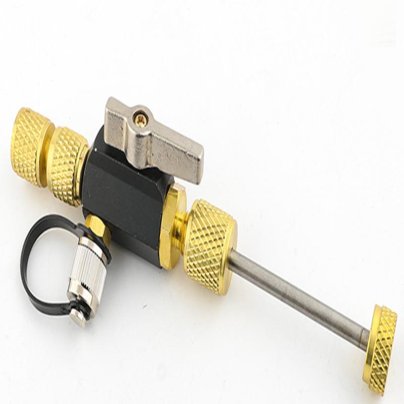 1 4 Inch Valve Core Remover Dual Valve And Sight Glass High Efficiency For Refrigeration System Repair