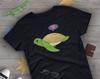 Green Turtle Shirt, , Sea Turtle Tshirt, Turtle Lover Gift, Funny Reptile T-Shirt, Cute Turtle Graphic Tee, Tops, Blue, Navy, Pink