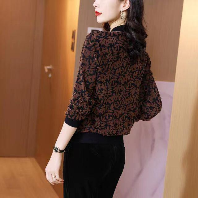 Women's Plus Size Chiffon UV Protection Baseball Jacket - Versatile Long-Sleeve for Spring/Summer