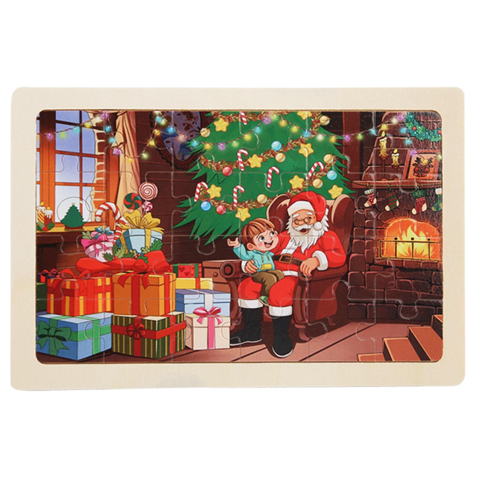 

0.5cm Thick 24 Piece Cartoon Wooden Puzzle Puzzle For Children s Early Education And Puzzle Toys One Size