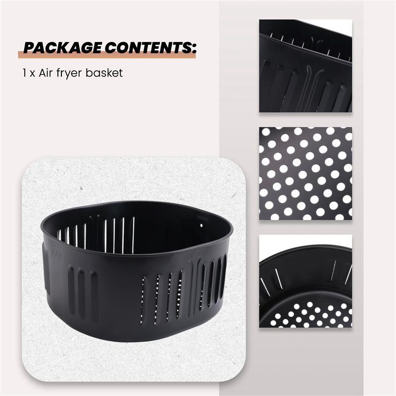 Good-Air Fryer Replacement Basket For Power XL DASH Gowise USA Cozyna 5.5Qt Air Fryer,Air Fryer Accessories