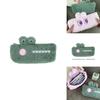 Cartoon Plush Bunny Crocodile Pencil Case With Large Capacity For Kids School Supplies